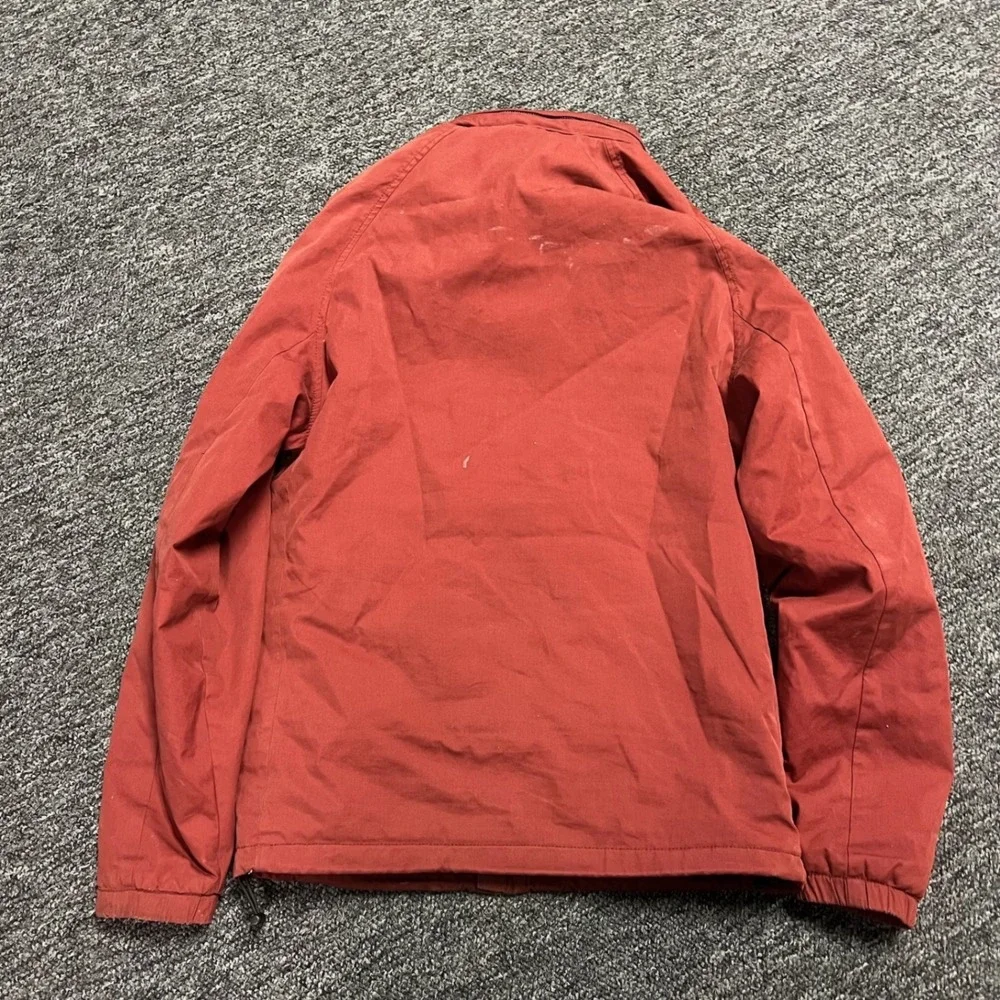 J. Crew Jacket Mens M Red Canvas Sportsman Outfitter Zip Up Utility Workwear H95